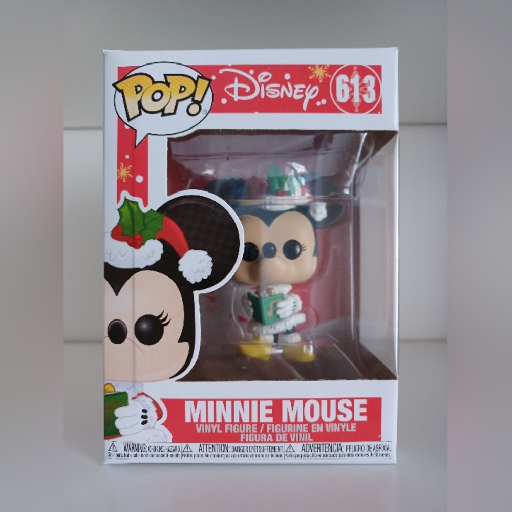Disney Minnie Mouse Christmas 613 Vinyl Figure Funko Pop Toy Collectible